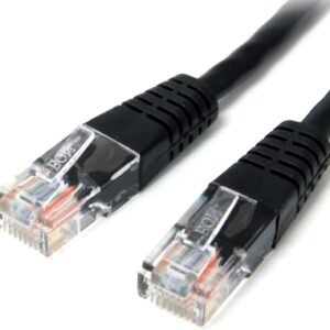 STARTECH M45PATCH10BK Startech 10FT BLACK MOLDED CAT 5 RJ45 PATCH CABLE