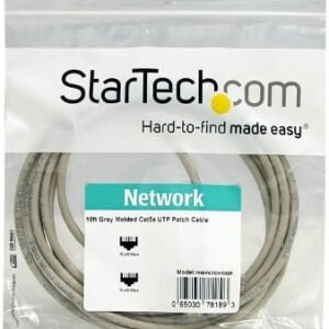 STARTECH M45PATCH10GR Startech 10ft Gray Molded Cat5e UTP Patch Cable