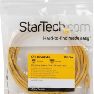STARTECH M45PATCH10YL Startech 10FT YELLOW MOLDED CAT 5 PATCH CABLE