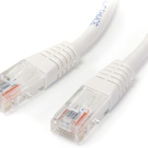 STARTECH M45PATCH15WH Startech 15 FT MOLDED CAT5 RJ45 PATCH CABLE-WHITE