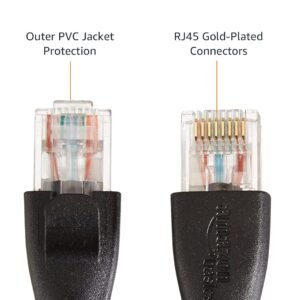 STARTECH M45PATCH6BK Startech 6 FT BLACK MOLDED CAT 5 RJ45 PATCH CABLE