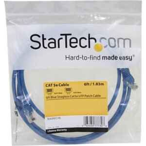 STARTECH M45PATCH6BL Startech 6ft Blue Molded Cat5e UTP Patch Cable