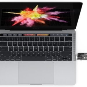 Maclocks MBPRLDGTB01CL  Security Laptop Ledge Lock Adapter with Combination Cable Lock for MacBook Pro