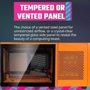 COOLER MASTER MCB-NR200P-OCNN-S00 COOLER MASTER MASTERBOX NR200P SFF m-ITX CASE WITH T.G ORANGE