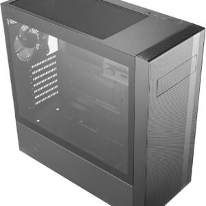 COOLER MASTER MCB-NR600-KG5N-S00 MasterBox NR600 ATX Case with Fine Mesh Fully Ventilated Front Panel and ODD Support, Black