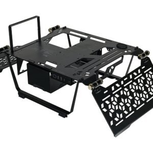 COOLER MASTER MCF-MF700-KGNN-S00 Cooler Master MasterFrame 700 Custom Test Bench/Open-Air ATX PC Case, Panoramic Tempered Glass, Premium Variable Friction Hinges, Built-in VESA Mount