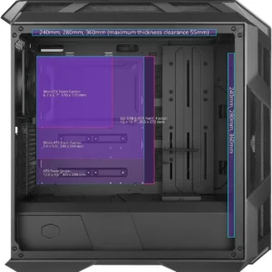 COOLER MASTER MCM-H500M-IHNN-S00 H500M Mid Tower Gaming case, Iron Grey