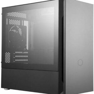 COOLER MASTER MCS-S400-KG5N-S00 Cooler Master Silencio S400 Micro-ATX Silent Case with Sound Dampening Material & SD Card Reader