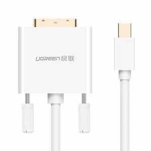 UGREEN MD102-10405 Ugreen Mini DP to DVI (24+1)cable 2M White