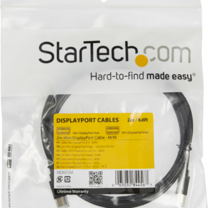 STARTECH MDISP2M Startech 2 m Mini DisplayPort Cable - M/M