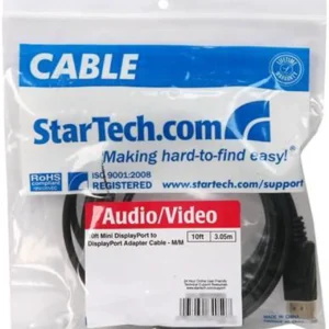 STARTECH MDP2DPMM10 Startech 10 ft Mini DisplayPort to DisplayPort Cable - M/M