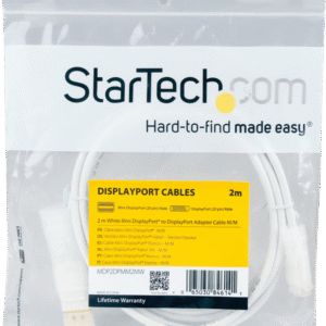 STARTECH MDP2DPMM2M Startech 2m Mini DisplayPort / DisplayPort 1.2 Cable 4kx2k