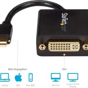 STARTECH MDP2DVI Startech Mini-DisplayPort to DVI Video Adapter Converter