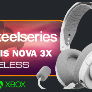 SteelSeries 61690 Arctis Nova 3X Wireless Gaming Headset for Xbox (White)
