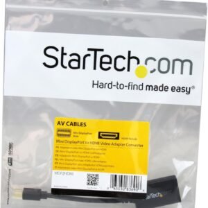 STARTECH MDP2HDMI Startech Mini-DisplayPort to HDMI Video Adapter Converter