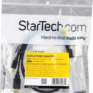 STARTECH MDP2HDMIUSBA Startech Mini DisplayPort with USB Audio to HDMI Adapter