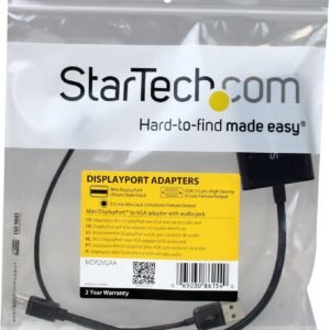 STARTECH MDP2VGAA Startech mDP to VGA Video Adapter Converter with Audio