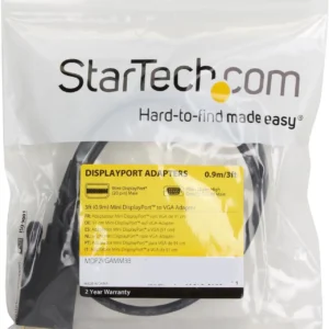 STARTECH MDP2VGAMM3B Startech Mini DisplayPort to VGA - 3ft - Active - Black