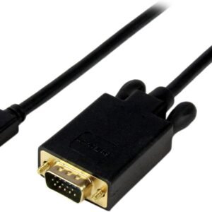 STARTECH MDP2VGAMM6B Startech Mini DisplayPort to VGA - 6ft - Active - Black