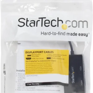 STARTECH MDP2VGDVHD Startech Mini DisplayPort mDP to VGA DVI HDMI Adapter