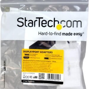 STARTECH MDP2VGDVHDW Startech Mini Displayport to VGA HDMI DVI - White