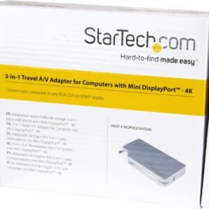 STARTECH MDPVGDVHD4K Startech 3-in-1 Video Converter - mDP to VGA DVI HDMI - 4K