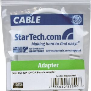 STARTECH MDVIVGAMF Startech Mini DVI 32P TO VGA Female Adapter