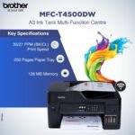BROTHER MFC-T4500DW Brother MFC-T4500DW Ink Tank Printer