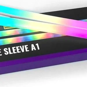 COOLER MASTER MFX-ATHN-12NNN-R1 Cooler Master Addressable RGB LED Tube Sleeve A1, 30 ARGB LEDs Soft Rubber Easy molding Versatile Sizing 12mm Diameter for Liquid Cooling Tubing