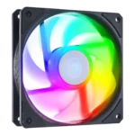 COOLER MASTER MFX-B2DR-18NPA-R1 Cooler Master SickleFlow 120 ARGB Reverse Edition Square Frame Fan, Reverse Fan Blade, ARGB 3-Pin, Individually Customizable LEDs, Air Balance Blade, 120mm PWM for Case & Liquid Radiator