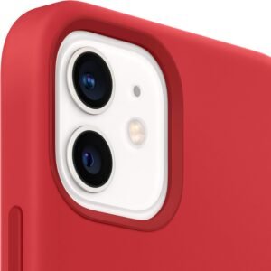 APPLE MHL63ZA/A iPhone 12 | 12 Pro Silicone Case with MagSafe - (PRODUCT)RED A2497