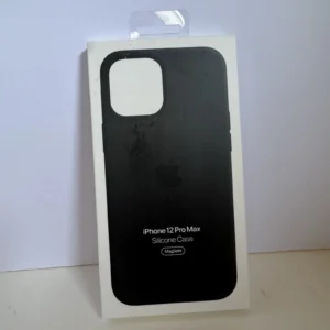 APPLE MHL73ZA/A iPhone 12 | 12 Pro Silicone Case with MagSafe - Black A2497