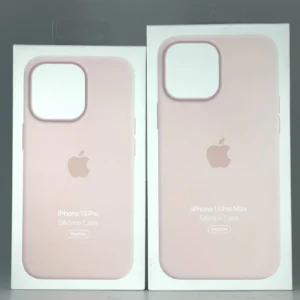 APPLE MM2R3FE/A iPhone 13 Pro Max Silicone Case with MagSafe – Chalk Pink A2708