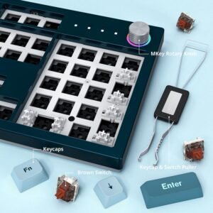 MONTECH MNT-MK105FB MONTECH Mkey 105 - Freedom + Brown Switch with Knob