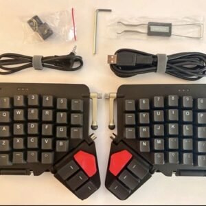 ZSA MOONLANDERMARKI ZSA's Moonlander Mark I Ergonomic Keyboard Cherry MX Brown RGB Black