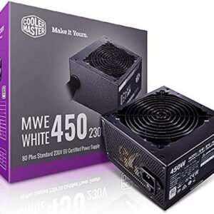 COOLER MASTER MPE-4501-ACABW-UK COOLER MASTER MWE WHITE 450W 80+ 230v EU POWER SUPPLY V2 (3Y)