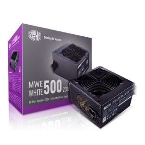 COOLER MASTER MPE-5001-ACABW-UK COOLER MASTER MWE WHITE 500W 80+ 230v EU POWER SUPPLY V2 (3Y)