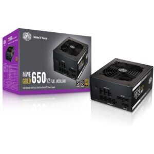 COOLER MASTER MPE-6501-AFAAG-UK COOLER MASTER MWE GOLD V2 650W FULL MODULAR POWER SUPPLY (5Y)
