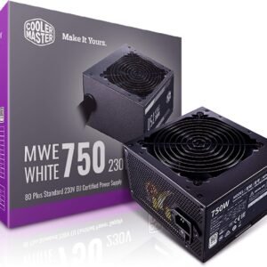 COOLER MASTER MPE-7501-ACABW-EU COOLERMASTER MWE WHITE 750W 80+ 230v EU PSU 2Y