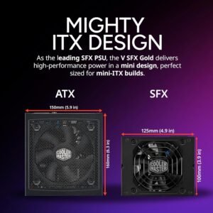 COOLER MASTER MPY-7501-SFHAGV-3UK Cooler Master V SFX Gold 750 3.0 Fully Modular Power Supply