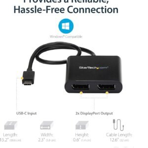 STARTECH MSTCDP122DP Startech USB-C MST to 2xDP hub