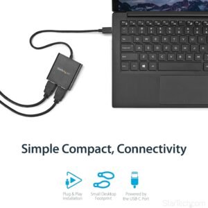 STARTECH MSTCDP122HD Startech USB-C MST to 2x HDMI Hub