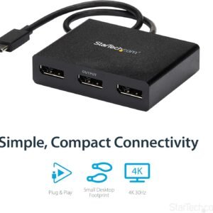 STARTECH MSTCDP123DP Startech USB-C MST to 3xDP hub