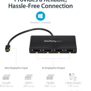STARTECH MSTDP124DP Startech MST Hub - DisplayPort to 4x DisplayPort