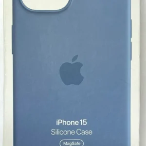 APPLE MT0Y3FE/A iPhone 15 Silicone Case with MagSafe - Winter Blue A3123
