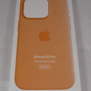 APPLE MT1H3FE/A iPhone 15 Pro Silicone Case with MagSafe - Orange Sorbet A3125