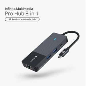 MAZAR M-UC2MULTI7007-BK  Infinite HUB 8-in-1 USB-C