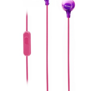 Sony MDR-EX15AP In-Ear Headphones with Mic (Violet)