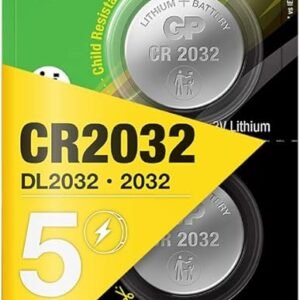 GP Batteries GPPBL2032188 Lithium Coin Battery CR2032 (Card of 5)