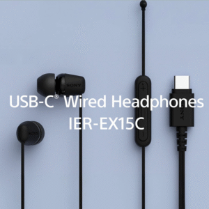 Sony IER-EX15C USB-C Wired In-Ear Headphones (Black)